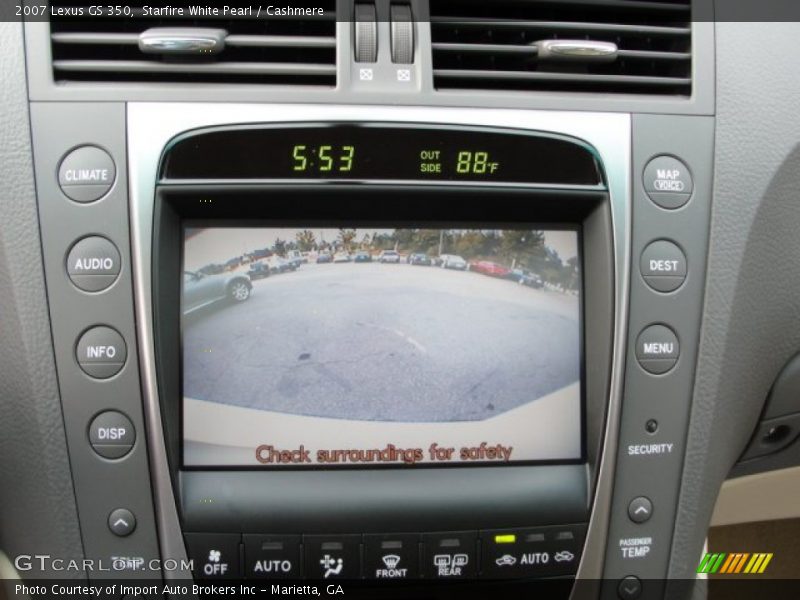 Starfire White Pearl / Cashmere 2007 Lexus GS 350
