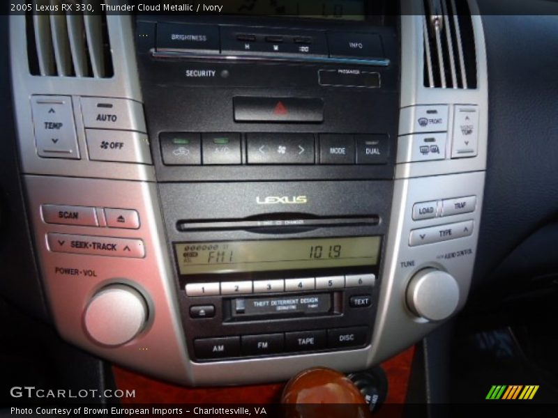 Thunder Cloud Metallic / Ivory 2005 Lexus RX 330
