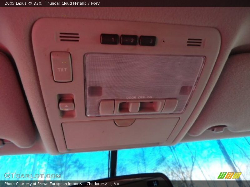 Thunder Cloud Metallic / Ivory 2005 Lexus RX 330