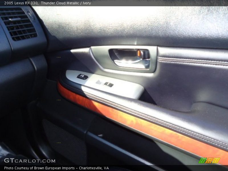 Thunder Cloud Metallic / Ivory 2005 Lexus RX 330