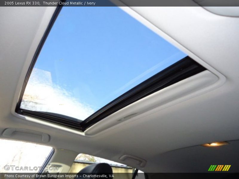 Thunder Cloud Metallic / Ivory 2005 Lexus RX 330