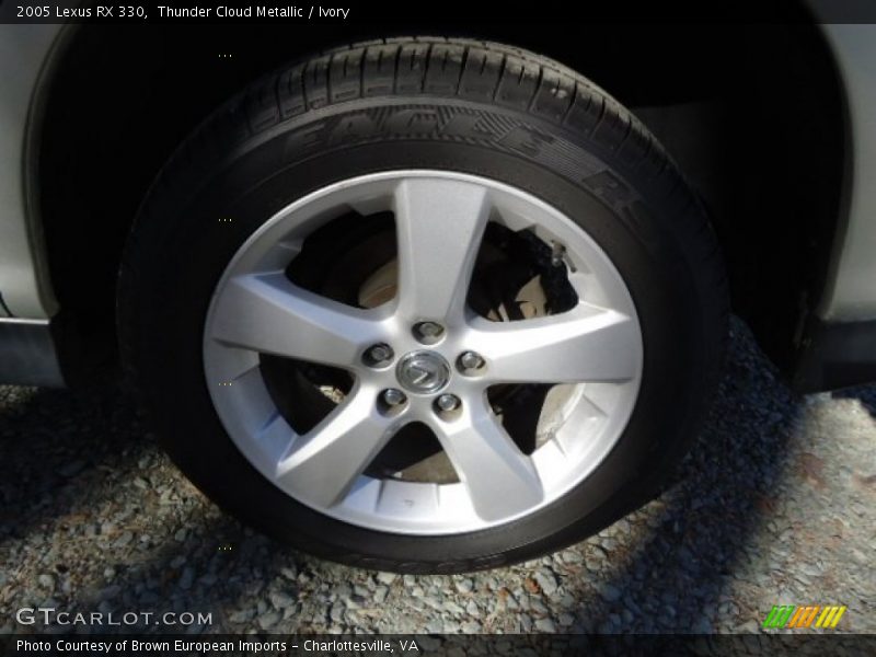 Thunder Cloud Metallic / Ivory 2005 Lexus RX 330