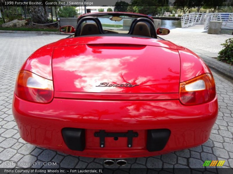 Guards Red / Savanna Beige 1998 Porsche Boxster