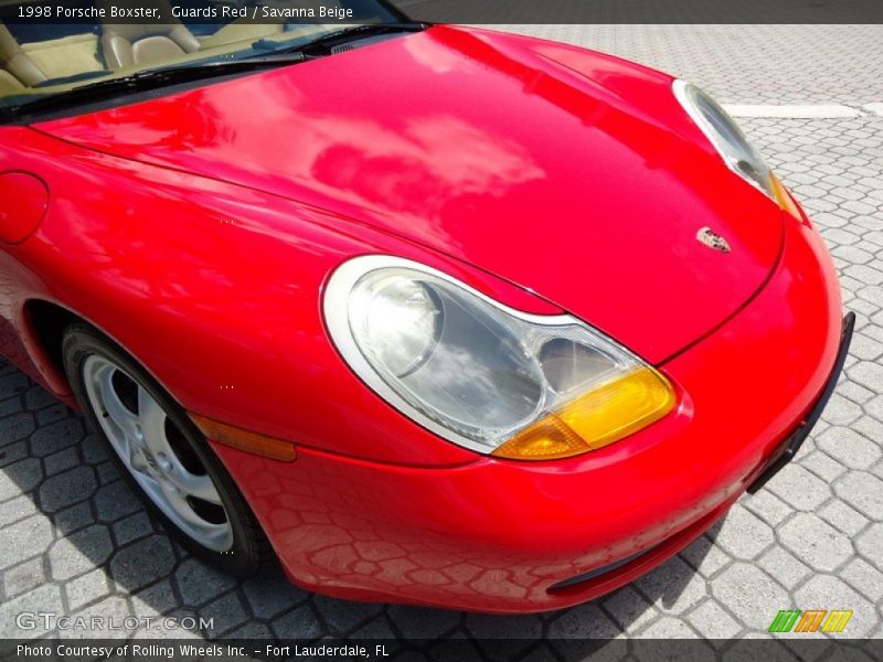Guards Red / Savanna Beige 1998 Porsche Boxster