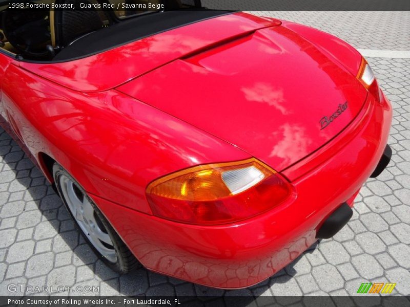 Guards Red / Savanna Beige 1998 Porsche Boxster