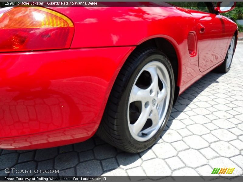 Guards Red / Savanna Beige 1998 Porsche Boxster