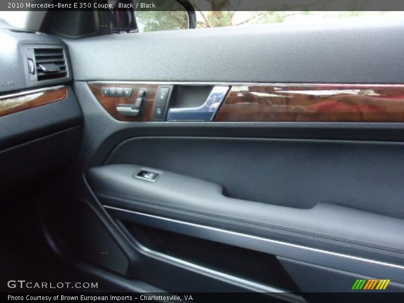 Black / Black 2010 Mercedes-Benz E 350 Coupe