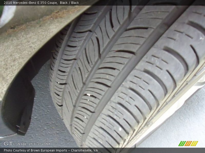 Black / Black 2010 Mercedes-Benz E 350 Coupe