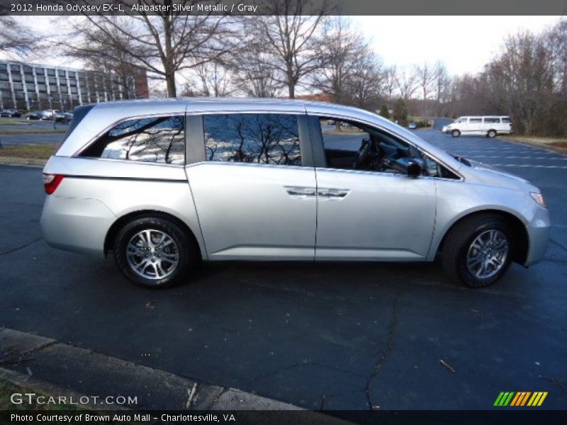 Alabaster Silver Metallic / Gray 2012 Honda Odyssey EX-L