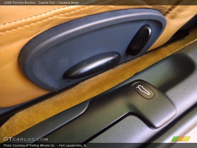 Guards Red / Savanna Beige 1998 Porsche Boxster