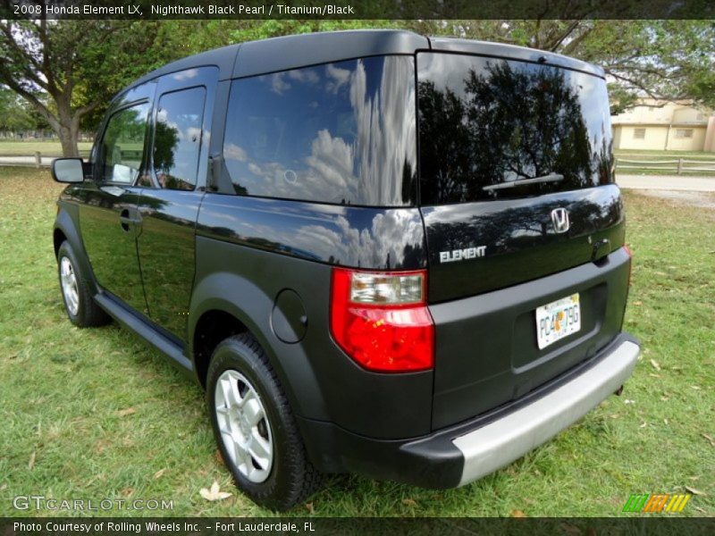 Nighthawk Black Pearl / Titanium/Black 2008 Honda Element LX
