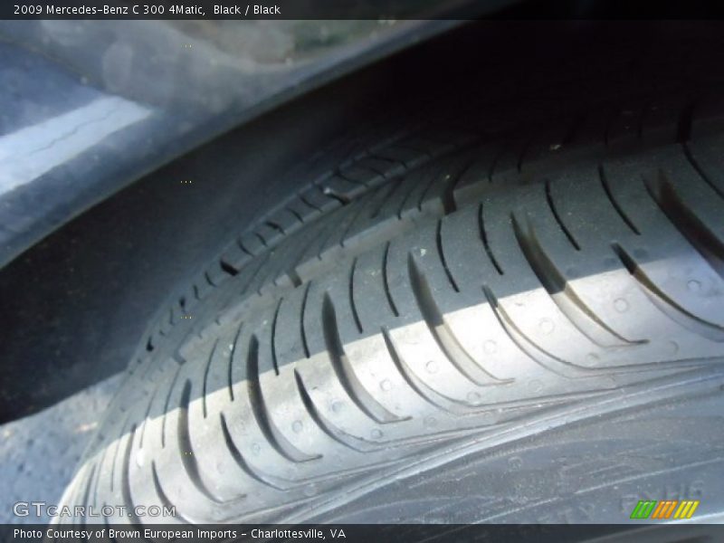 Black / Black 2009 Mercedes-Benz C 300 4Matic