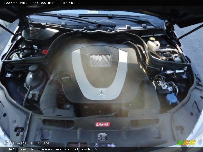 Black / Black 2009 Mercedes-Benz C 300 4Matic