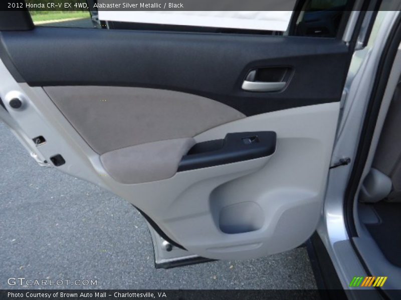 Alabaster Silver Metallic / Black 2012 Honda CR-V EX 4WD