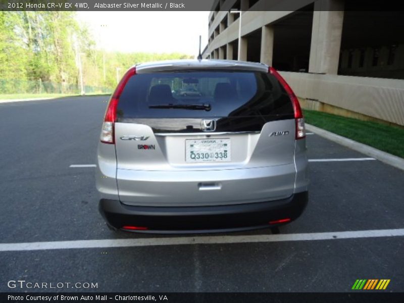 Alabaster Silver Metallic / Black 2012 Honda CR-V EX 4WD