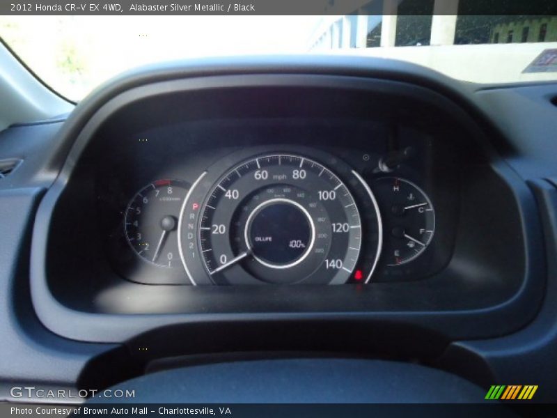 Alabaster Silver Metallic / Black 2012 Honda CR-V EX 4WD