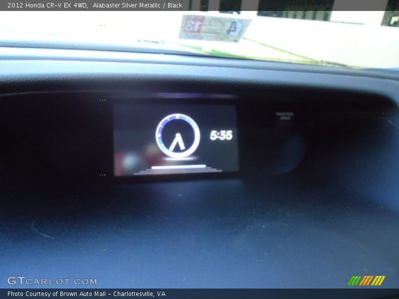 Alabaster Silver Metallic / Black 2012 Honda CR-V EX 4WD