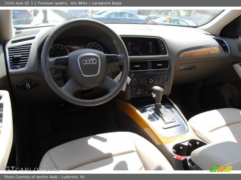 Ibis White / Cardamom Beige 2009 Audi Q5 3.2 Premium quattro