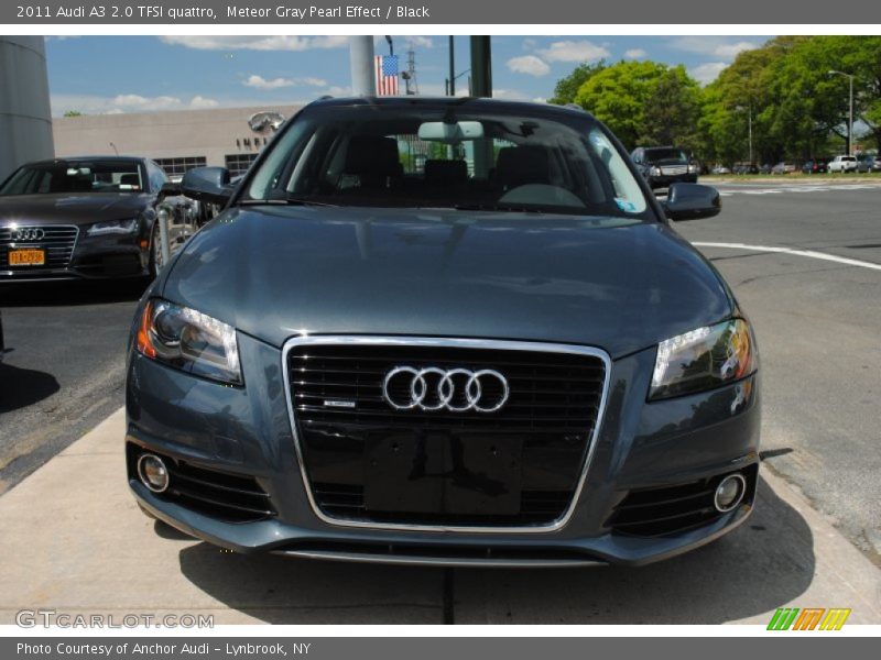 Meteor Gray Pearl Effect / Black 2011 Audi A3 2.0 TFSI quattro