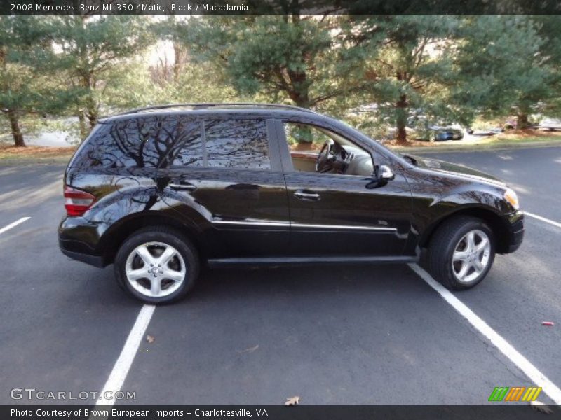 Black / Macadamia 2008 Mercedes-Benz ML 350 4Matic