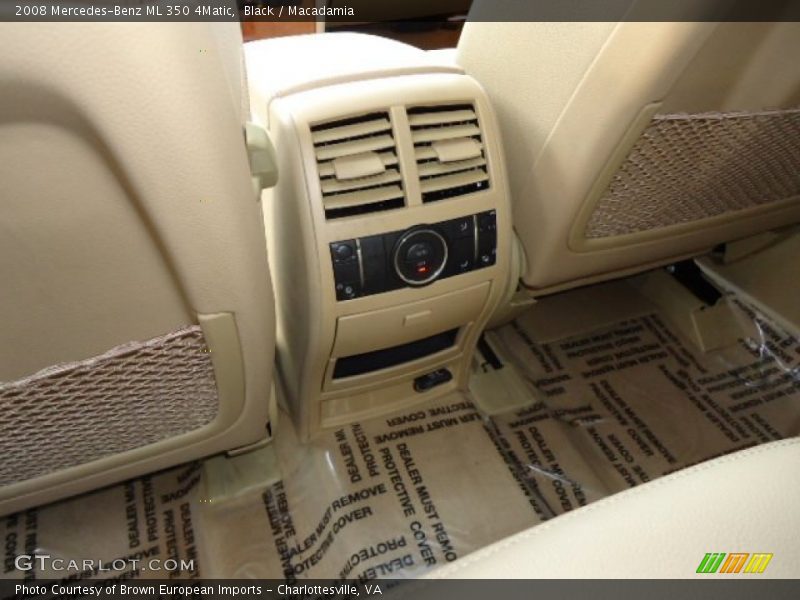 Black / Macadamia 2008 Mercedes-Benz ML 350 4Matic
