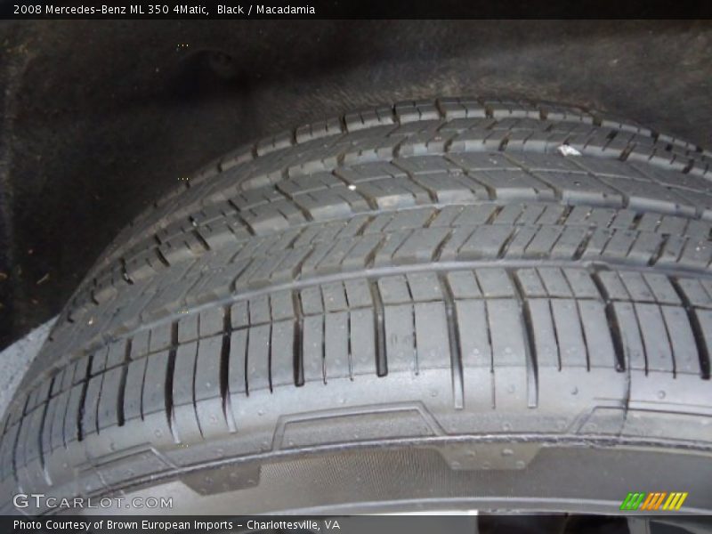 Black / Macadamia 2008 Mercedes-Benz ML 350 4Matic