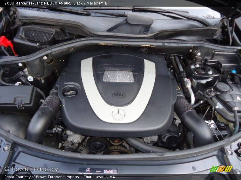 Black / Macadamia 2008 Mercedes-Benz ML 350 4Matic