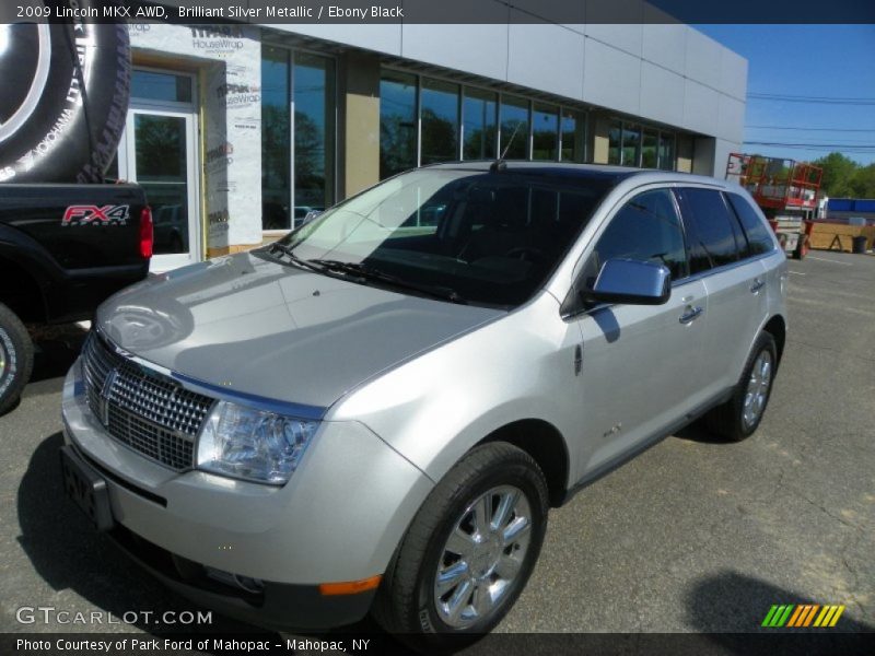 Brilliant Silver Metallic / Ebony Black 2009 Lincoln MKX AWD