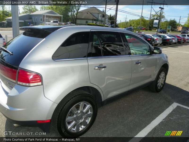 Brilliant Silver Metallic / Ebony Black 2009 Lincoln MKX AWD