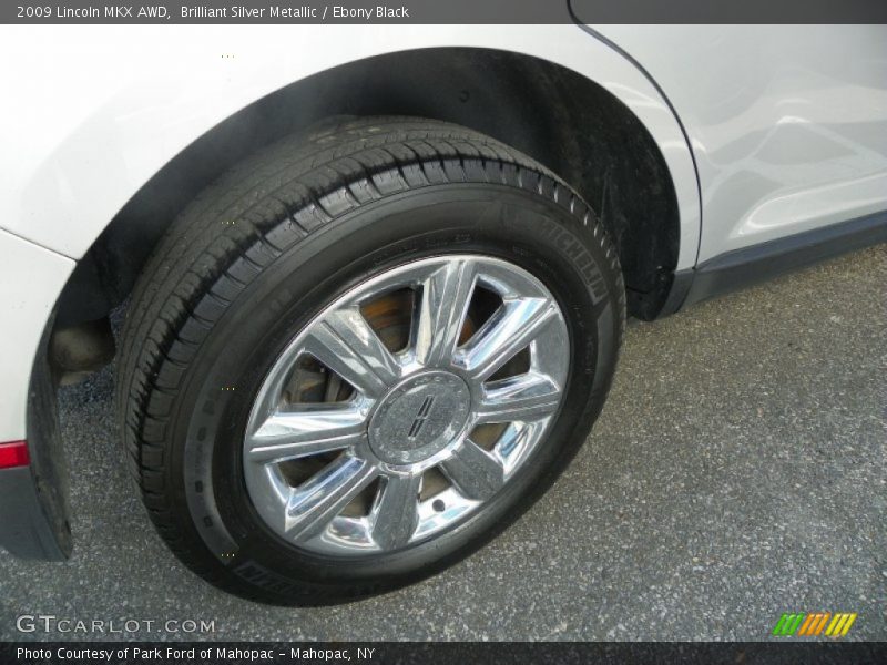 Brilliant Silver Metallic / Ebony Black 2009 Lincoln MKX AWD