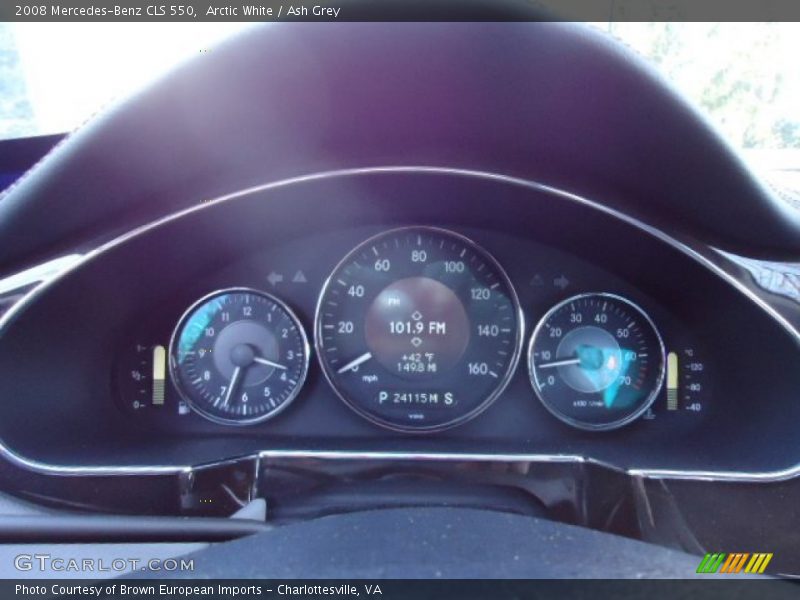 Arctic White / Ash Grey 2008 Mercedes-Benz CLS 550