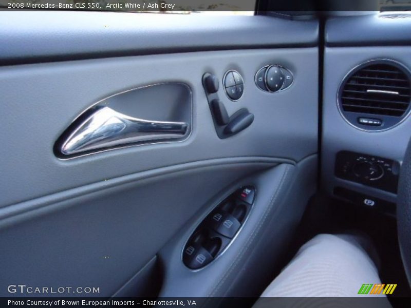Arctic White / Ash Grey 2008 Mercedes-Benz CLS 550