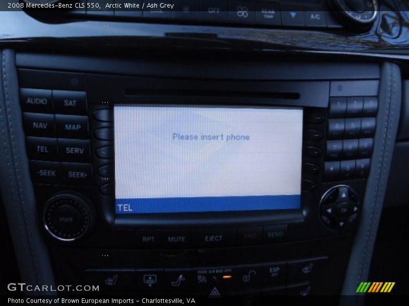 Arctic White / Ash Grey 2008 Mercedes-Benz CLS 550