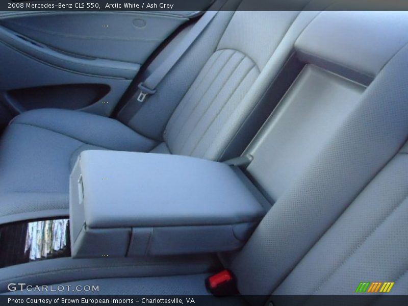 Arctic White / Ash Grey 2008 Mercedes-Benz CLS 550