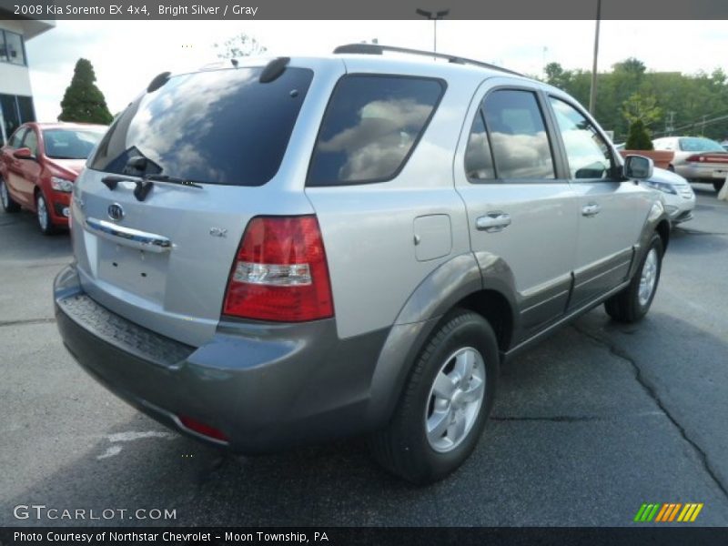 Bright Silver / Gray 2008 Kia Sorento EX 4x4