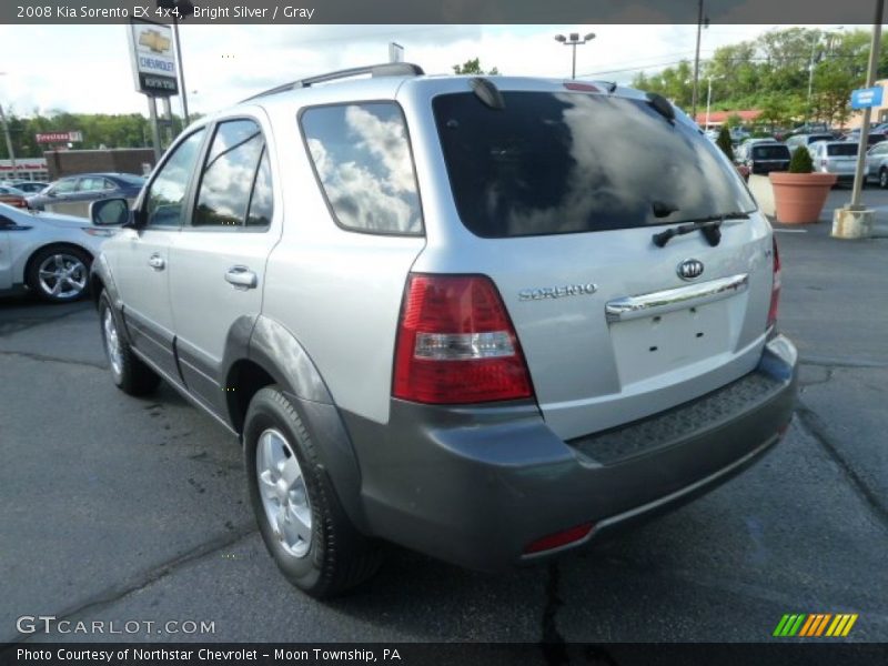 Bright Silver / Gray 2008 Kia Sorento EX 4x4