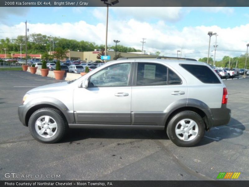 Bright Silver / Gray 2008 Kia Sorento EX 4x4