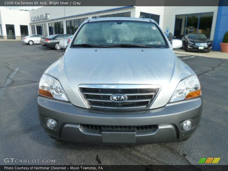 Bright Silver / Gray 2008 Kia Sorento EX 4x4