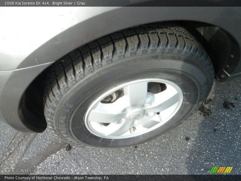 Bright Silver / Gray 2008 Kia Sorento EX 4x4