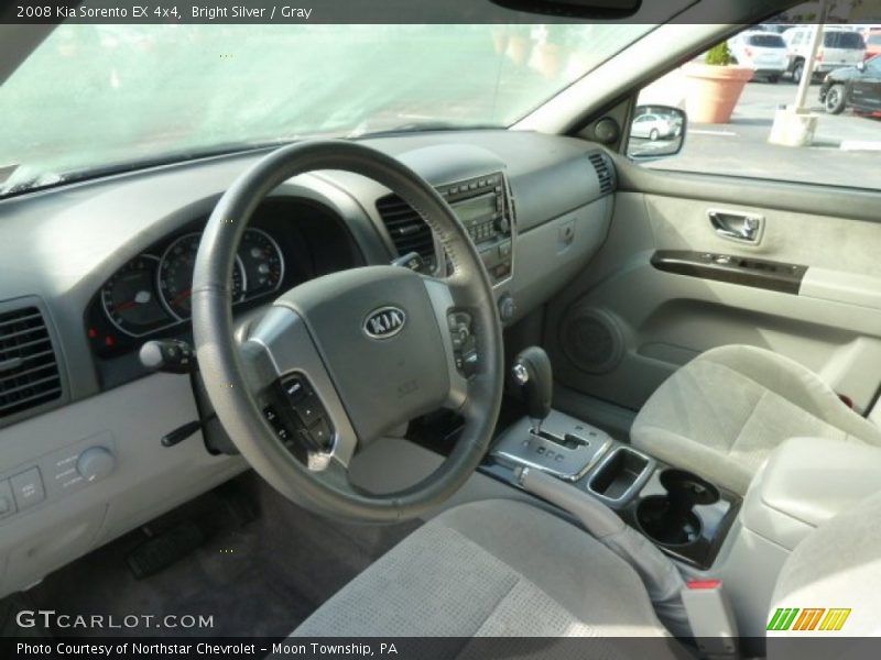 Bright Silver / Gray 2008 Kia Sorento EX 4x4