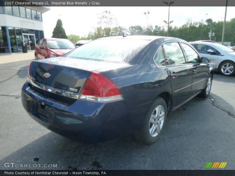 Imperial Blue Metallic / Gray 2007 Chevrolet Impala LS