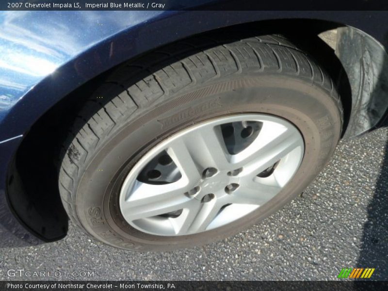 Imperial Blue Metallic / Gray 2007 Chevrolet Impala LS