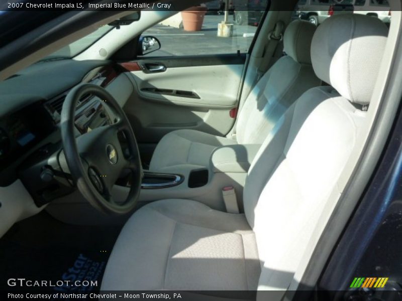Imperial Blue Metallic / Gray 2007 Chevrolet Impala LS