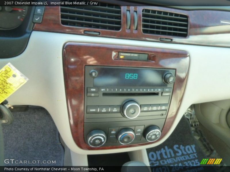 Imperial Blue Metallic / Gray 2007 Chevrolet Impala LS