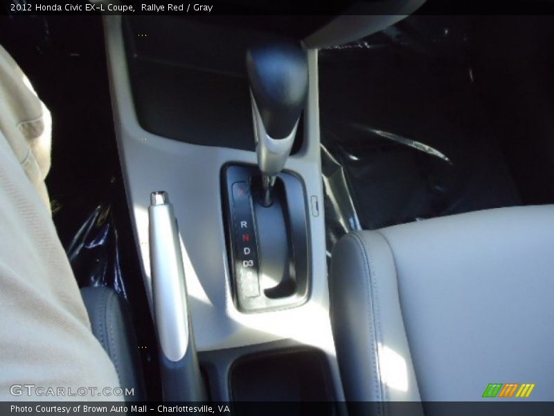 Rallye Red / Gray 2012 Honda Civic EX-L Coupe