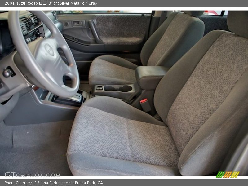 Bright Silver Metallic / Gray 2001 Isuzu Rodeo LSE