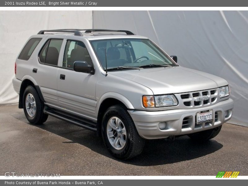 Bright Silver Metallic / Gray 2001 Isuzu Rodeo LSE