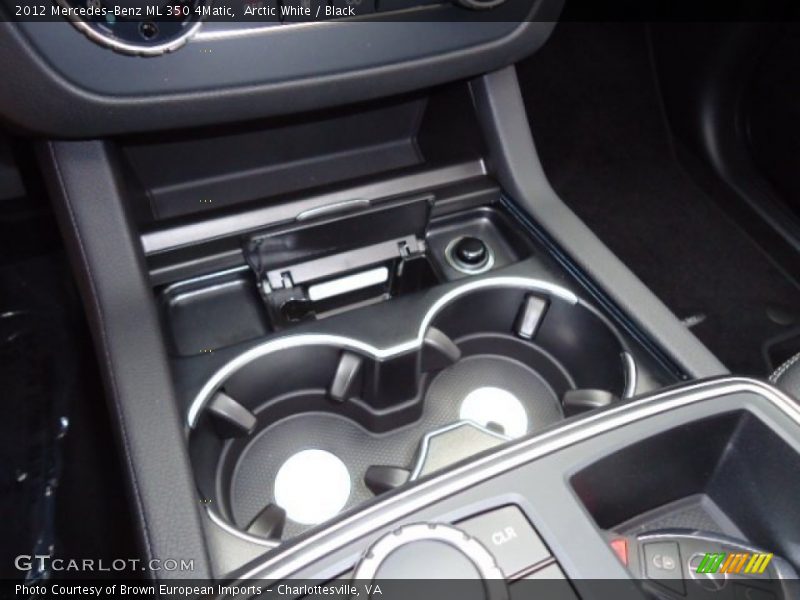 Arctic White / Black 2012 Mercedes-Benz ML 350 4Matic