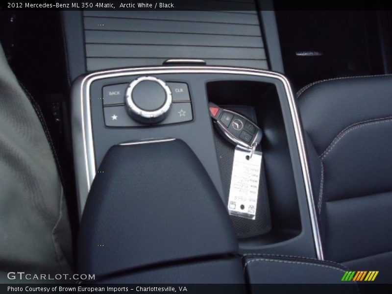 Arctic White / Black 2012 Mercedes-Benz ML 350 4Matic