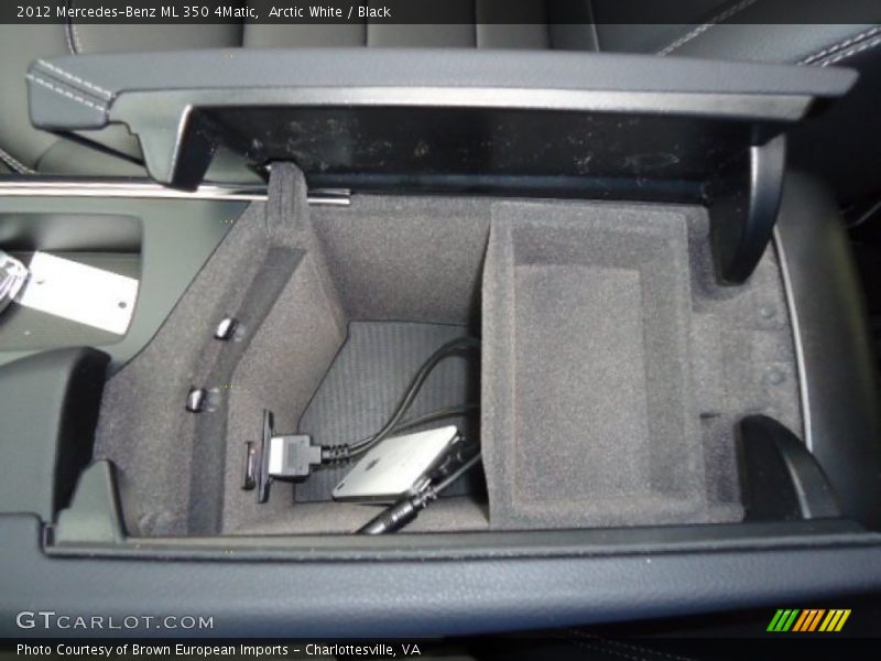 Arctic White / Black 2012 Mercedes-Benz ML 350 4Matic
